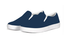 Load image into Gallery viewer, Navy Slip On Canvas Shoes