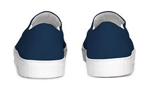 Load image into Gallery viewer, Navy Slip On Canvas Shoes