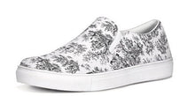 Load image into Gallery viewer, Black Toile Slip On Canvas Shoes