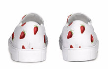 Load image into Gallery viewer, Strawberry Slip On Canvas Shoes