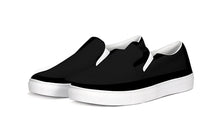 Load image into Gallery viewer, Black Slip On Canvas Shoes