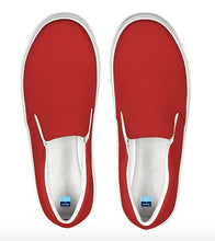 Load image into Gallery viewer, Red Slip On Canvas Shoes
