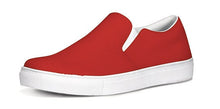 Load image into Gallery viewer, Red Slip On Canvas Shoes