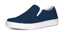 Load image into Gallery viewer, Navy Slip On Canvas Shoes