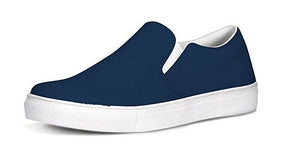 Navy Slip On Canvas Shoes