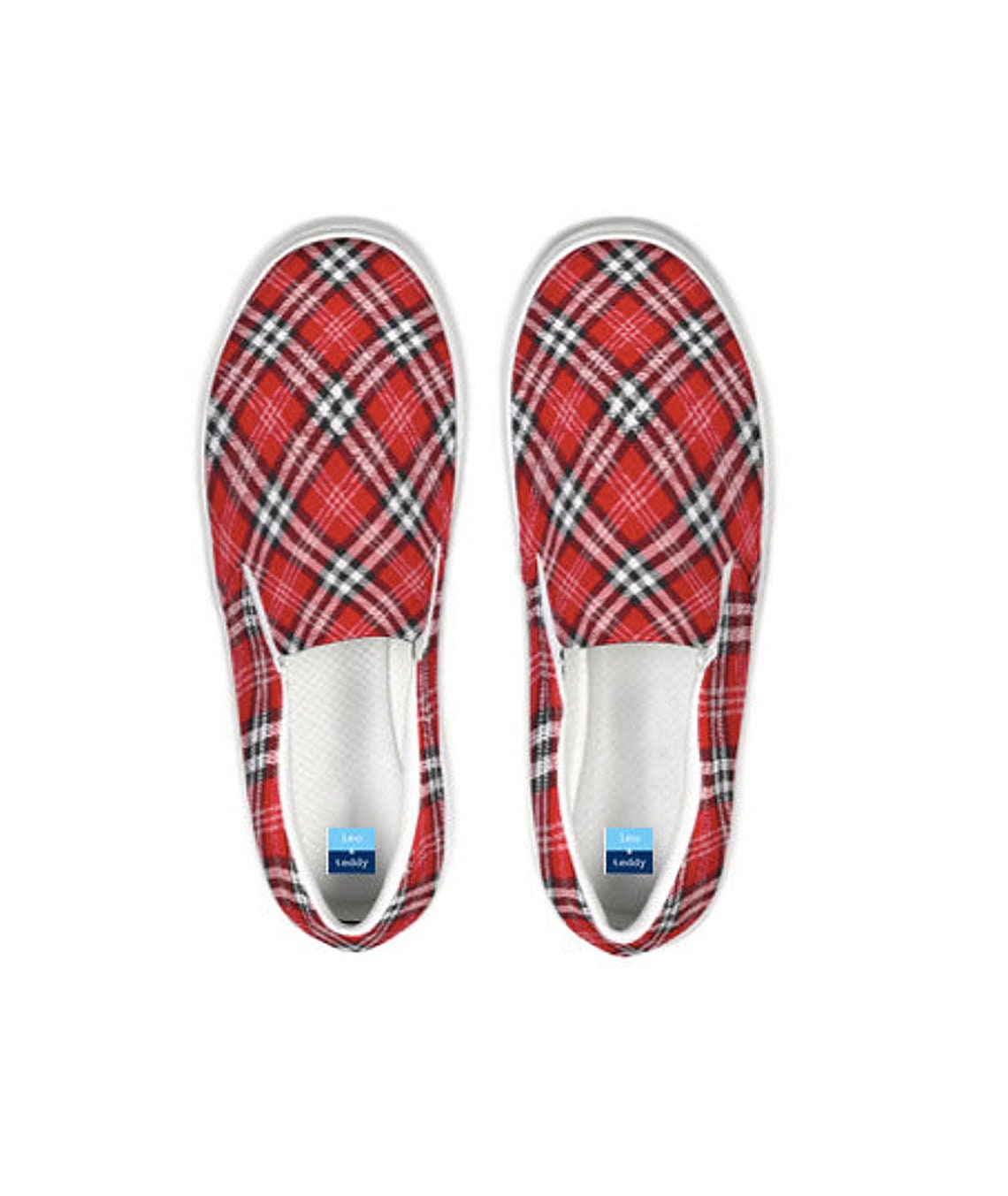 Red tartan plaid on sale shoes