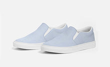 Load image into Gallery viewer, Blue Chambray Slip On Canvas Shoes