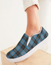 Load image into Gallery viewer, Angus Tartan Plaid Slip On Canvas Shoes