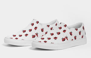 Ladybug Slip On Canvas Shoes