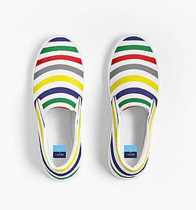 Yachting Stripe Slip On Canvas Shoes